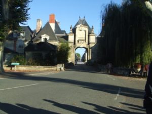 Porte monumentale de l'entrée de la ville de Richelieu